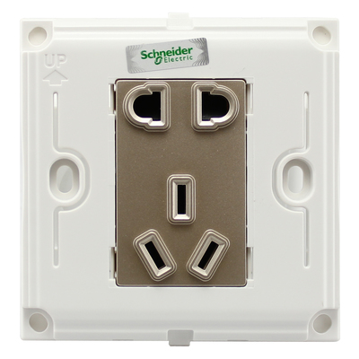 施耐德暢意系列單聯(lián)電話電腦插座 簡(jiǎn)約設(shè)計(jì)，可靠連接